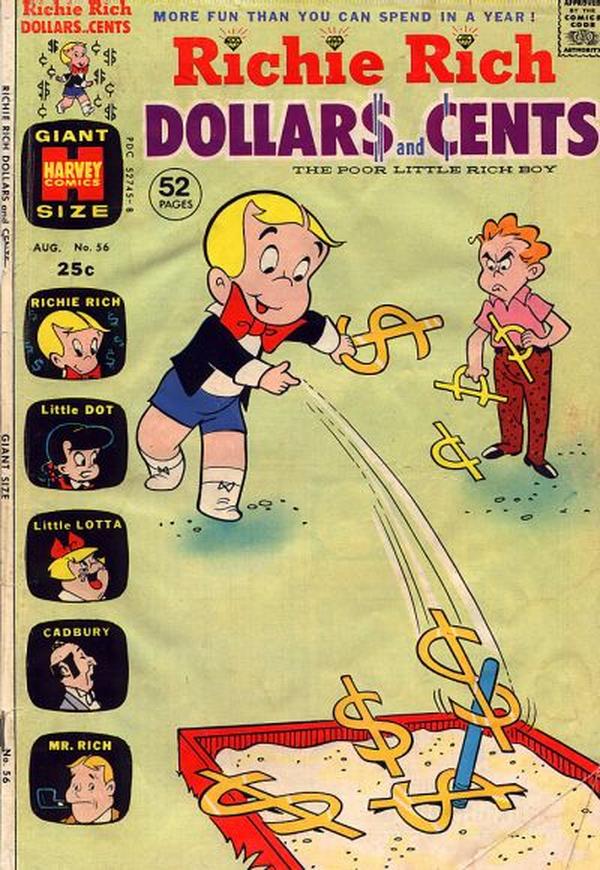 Cover of Richie Rich Dollars and Cents #56
