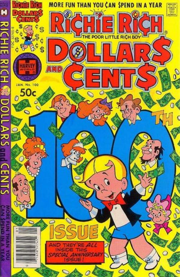 Cover of Richie Rich Dollars and Cents #100