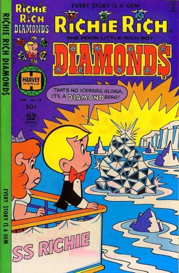 Cover of Richie Rich Diamonds #34