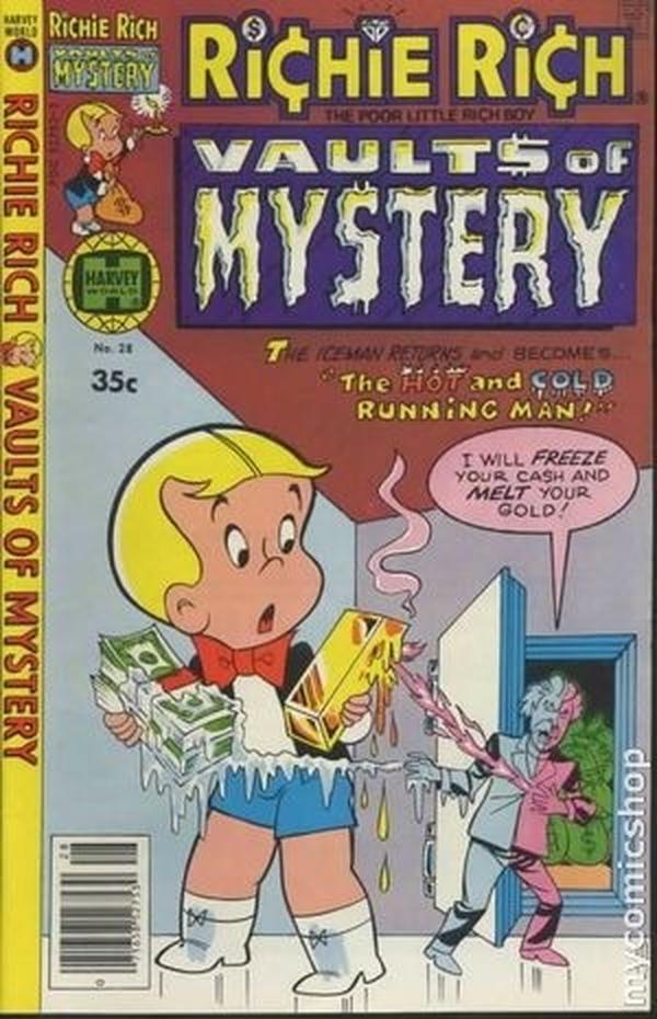 Cover of Richie Rich Vaults of Mystery #28