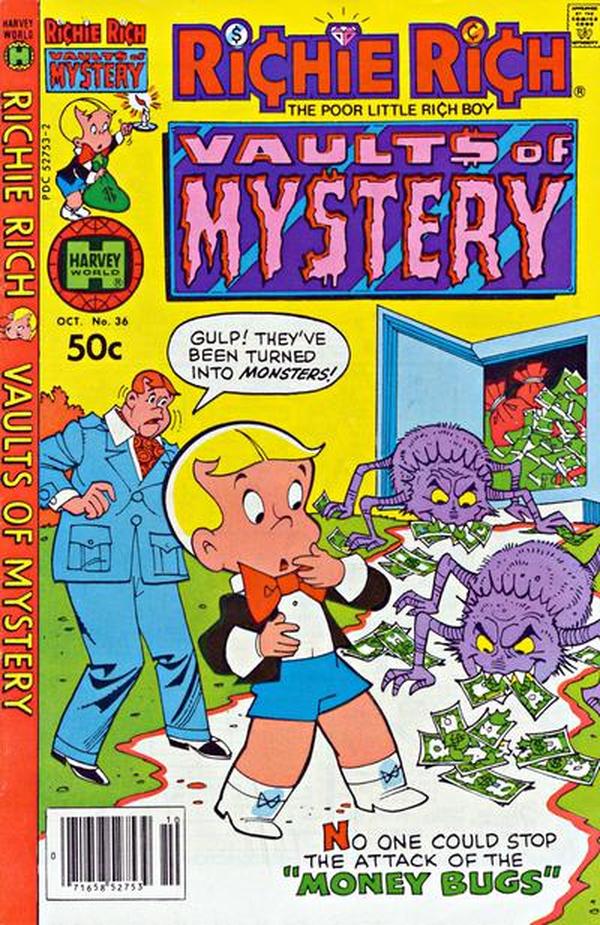 Cover of Richie Rich Vaults of Mystery #36