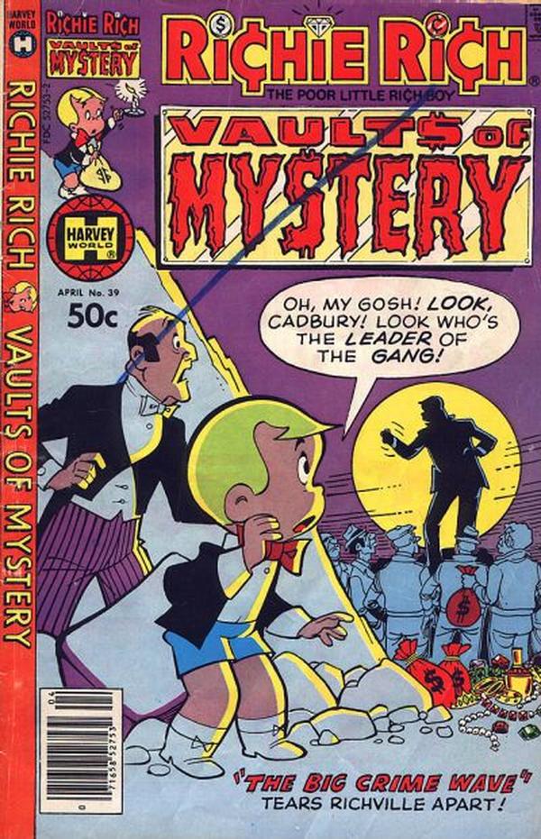 Cover of Richie Rich Vaults of Mystery #39