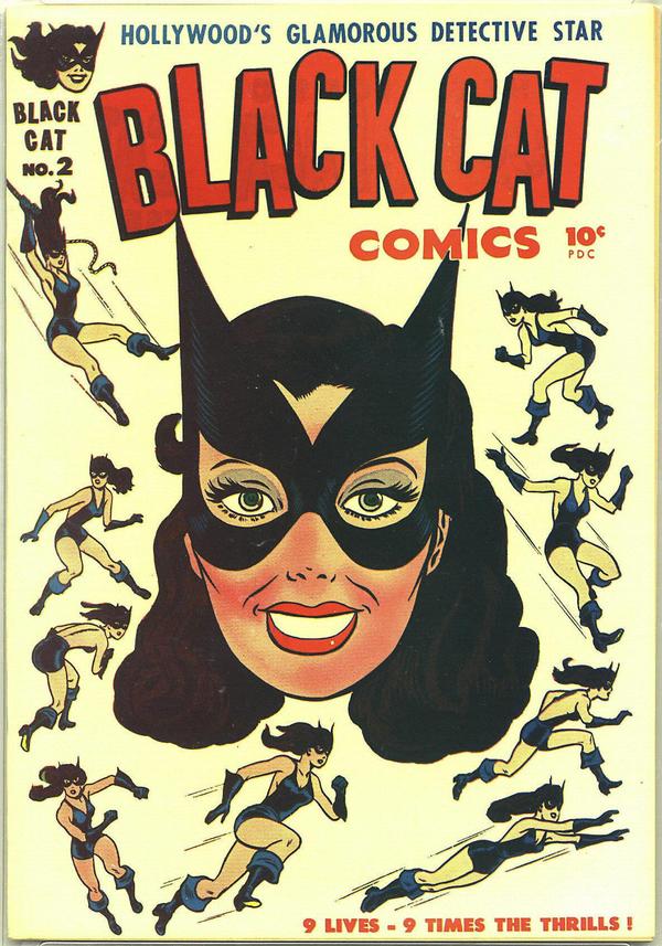 Cover of Black Cat Comics #2
