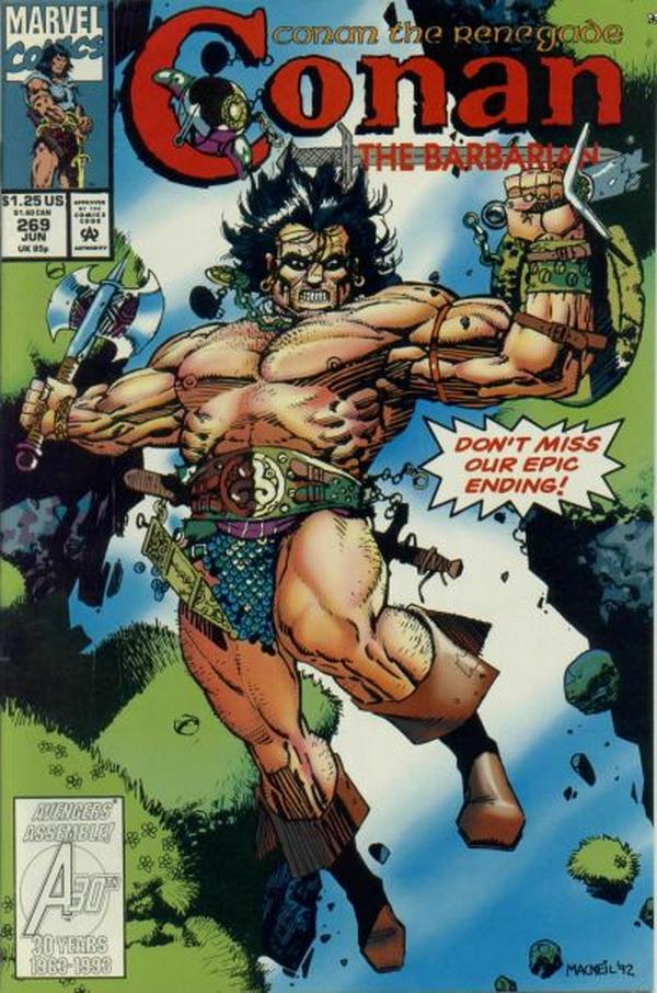 Conan the Barbarian #269 cover
