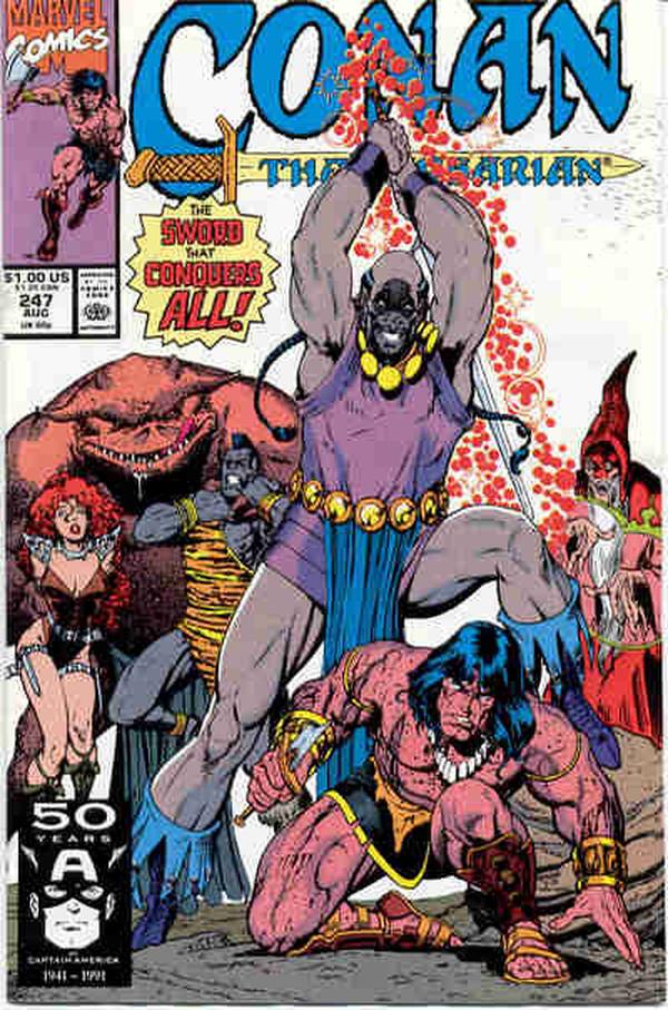 Conan the Barbarian #247 cover