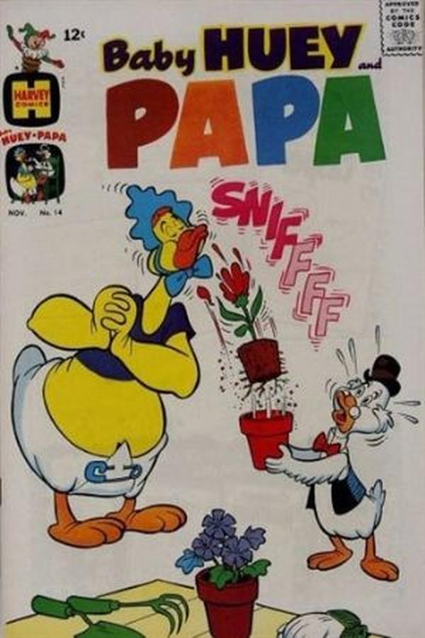 Cover of Baby Huey and Papa #14