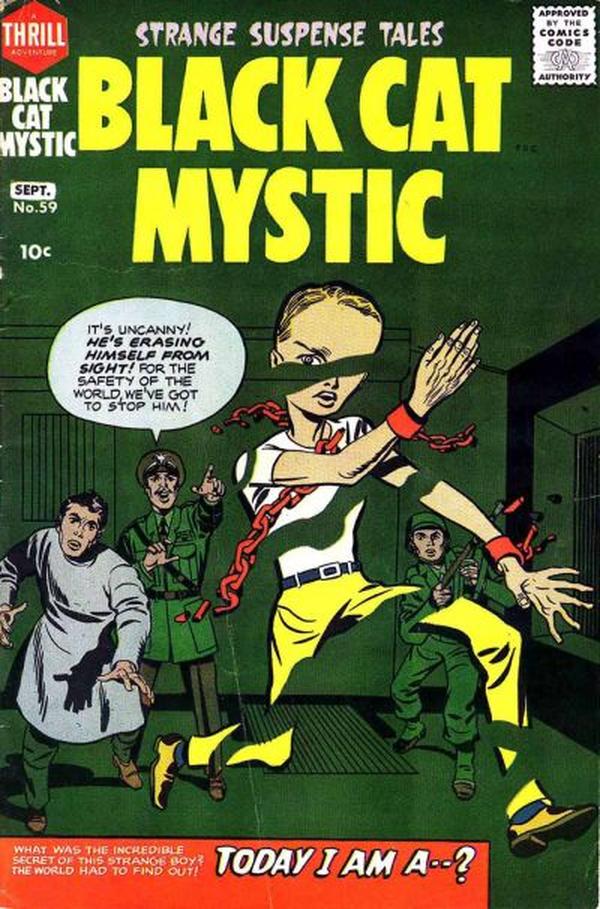 Cover of Black Cat Comics #59