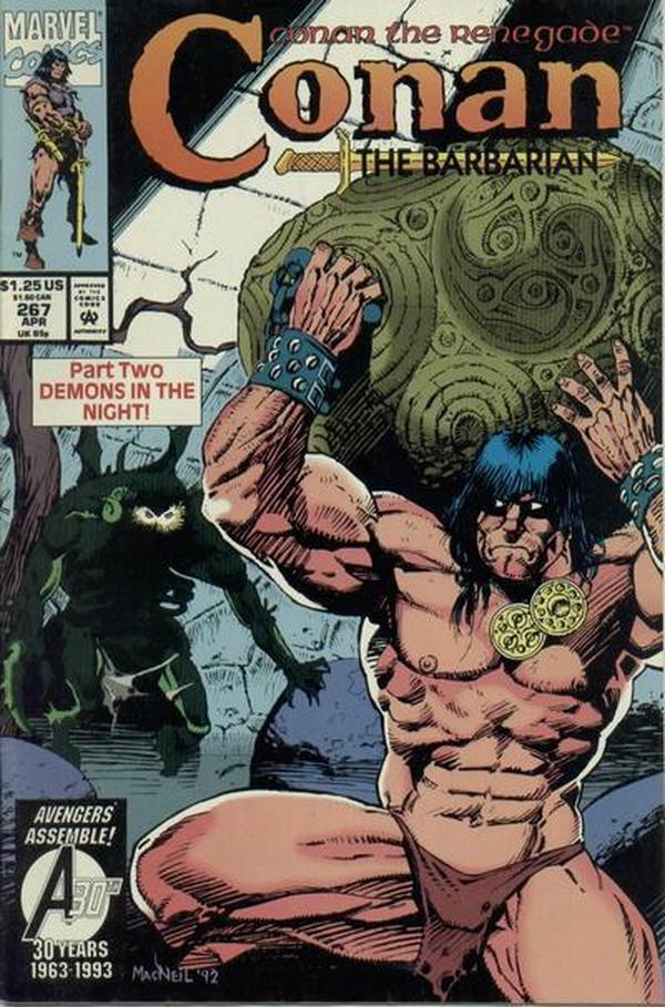 Conan the Barbarian #267 cover