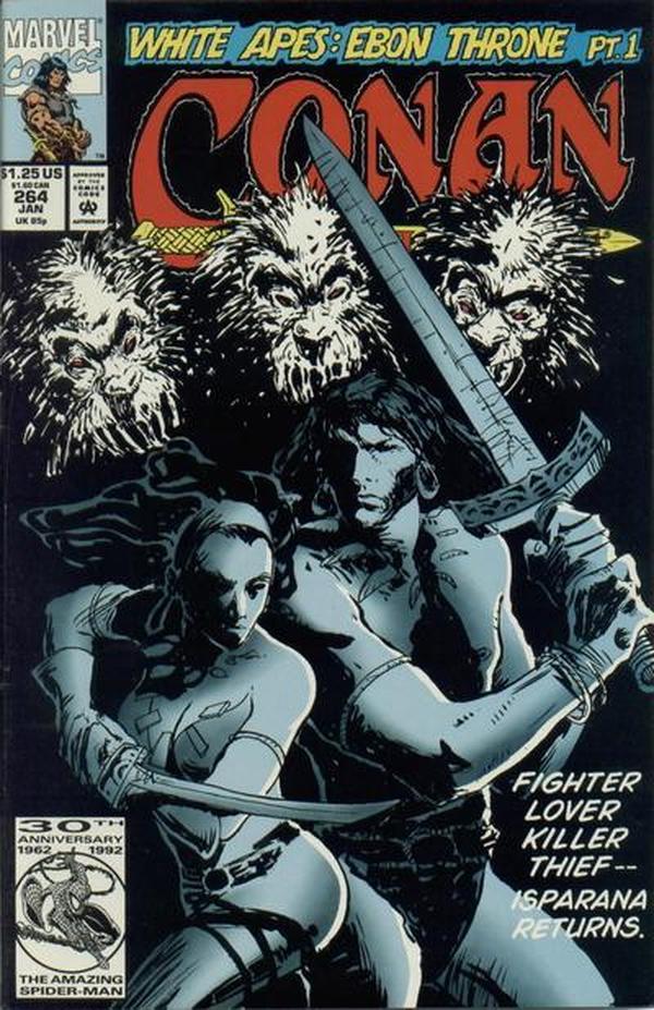 Conan the Barbarian #264 cover
