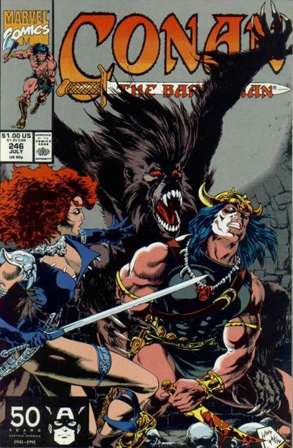 Conan the Barbarian #246 cover