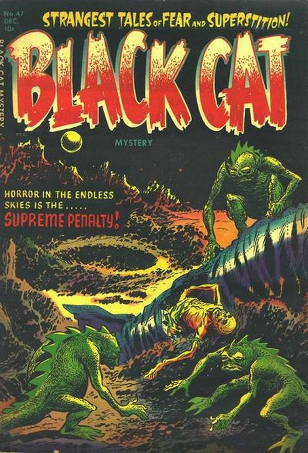 Cover of Black Cat Comics #47