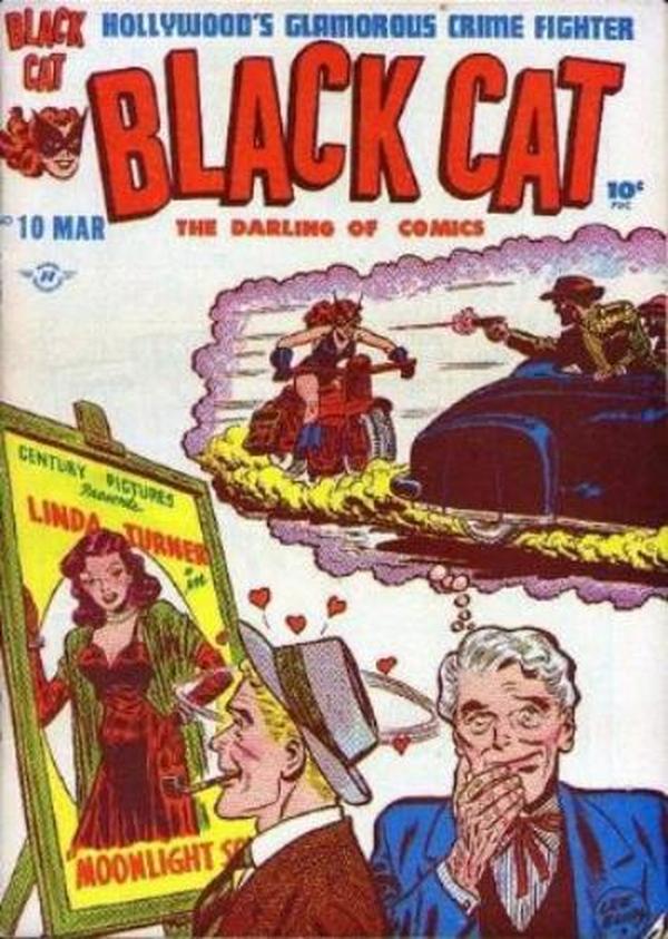 Cover of Black Cat Comics #10