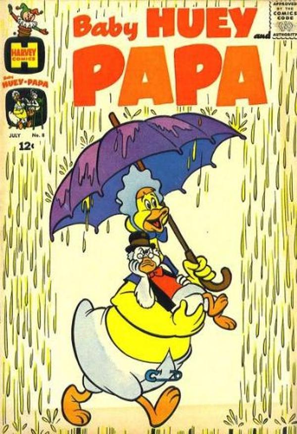 Cover of Baby Huey and Papa #8