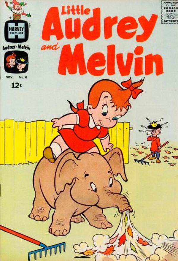 Cover of Little Audrey and Melvin #4