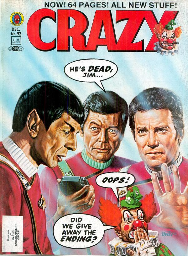 Crazy Magazine (1973) #92 cover