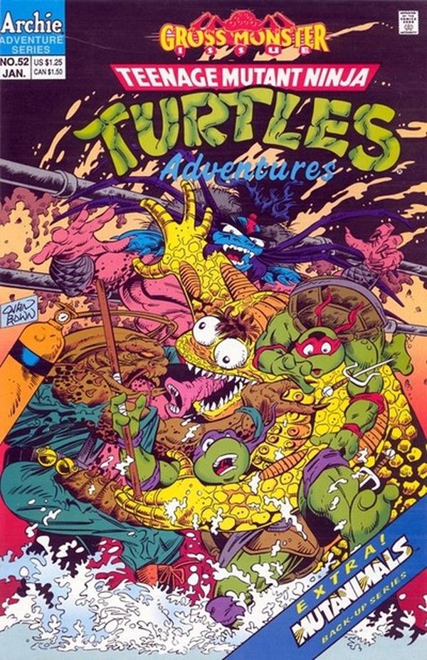Cover of Teenage Mutant Ninja Turtles Adventures #52