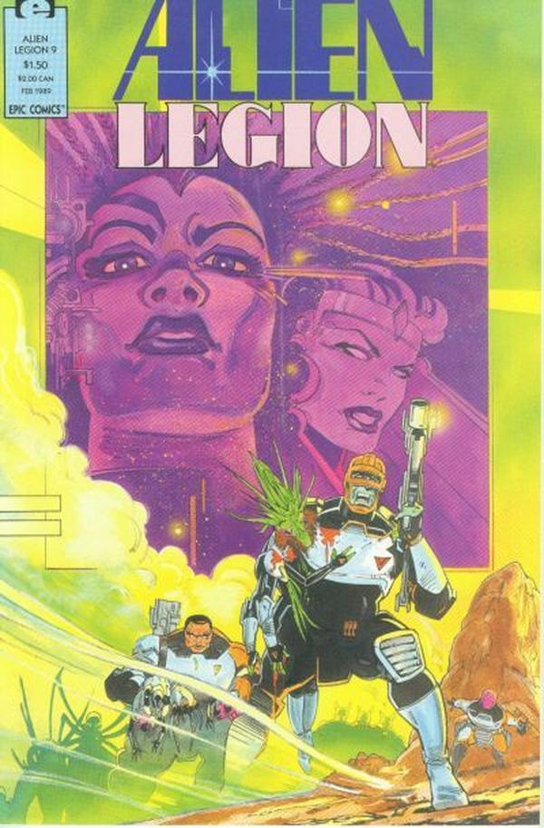 Alien Legion (1987) #9 cover
