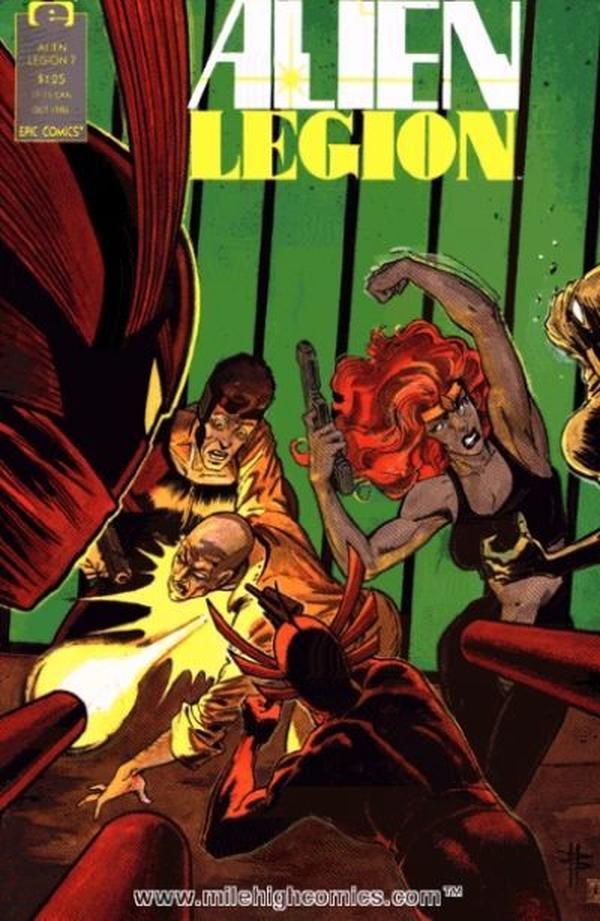 Alien Legion (1987) #7 cover