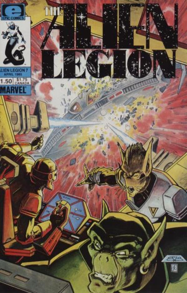 Alien Legion (1984) #7 cover