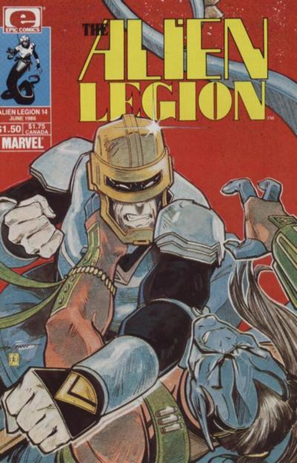 Alien Legion (1984) #14 cover