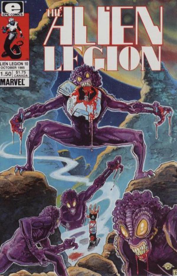 Alien Legion (1984) #10 cover