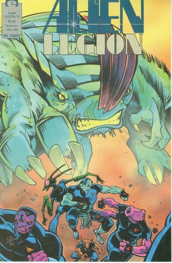 Alien Legion (1987) #10 cover