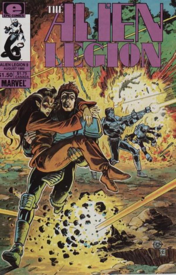 Alien Legion (1984) #9 cover
