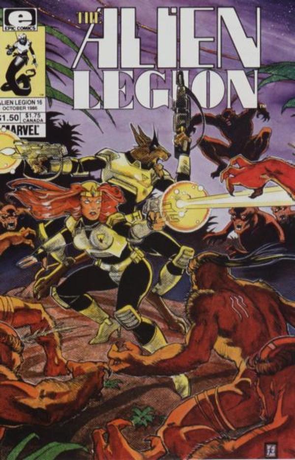 Alien Legion (1984) #16 cover