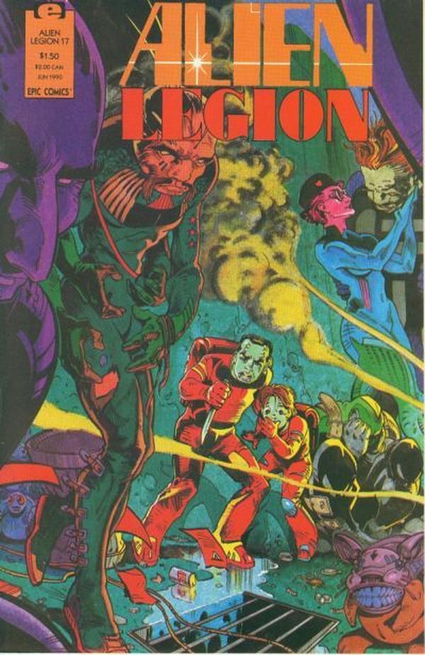 Alien Legion (1987) #17 cover