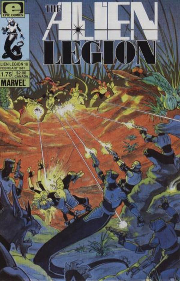 Alien Legion (1984) #18 cover