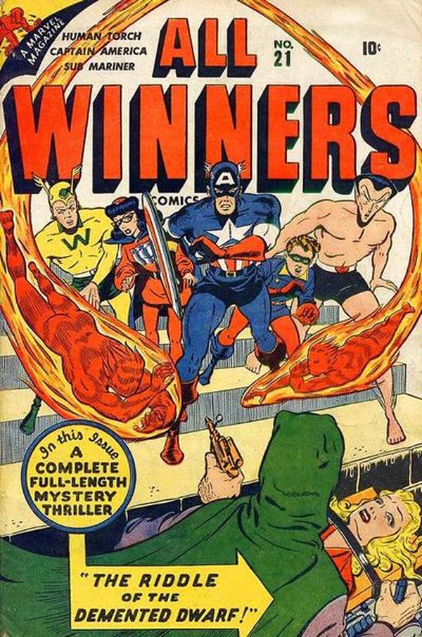 Cover of All-Winners Comics #21