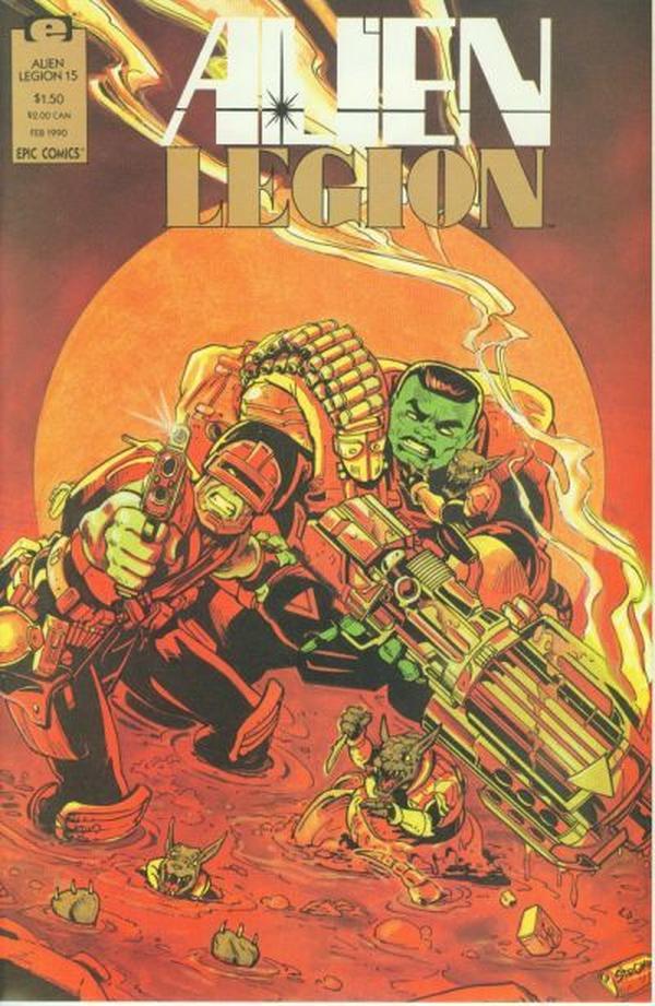 Alien Legion (1987) #15 cover