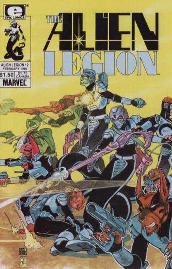 Alien Legion (1984) #12 cover