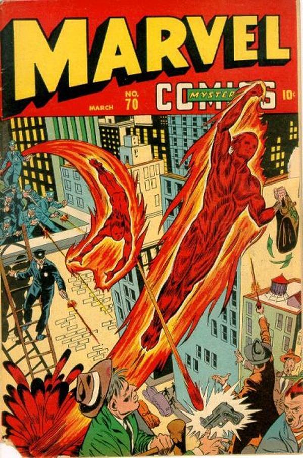 Cover of Marvel Mystery Comics #70
