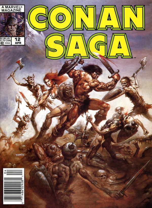 Conan Saga (1987) #12 cover