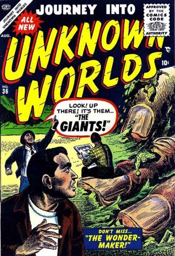 Cover of Journey into Unknown Worlds #36