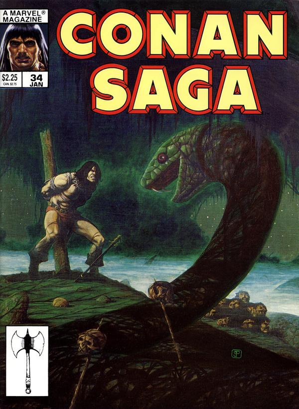 Conan Saga (1987) #34 cover