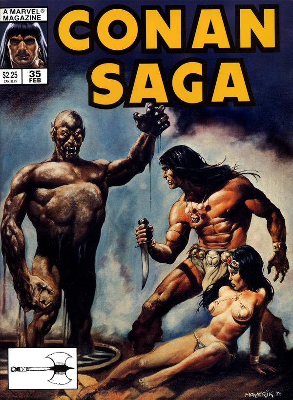 Conan Saga (1987) #35 cover