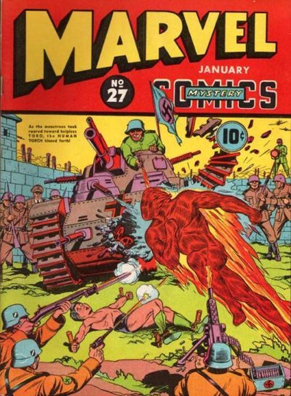 Cover of Marvel Mystery Comics #27