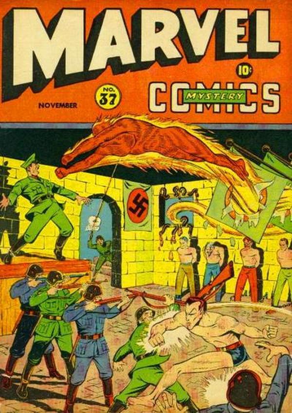 Cover of Marvel Mystery Comics #37