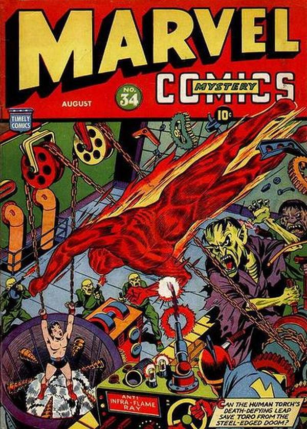Cover of Marvel Mystery Comics #34