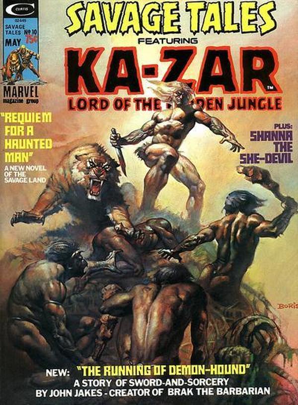 Savage Tales (1971) #10 cover