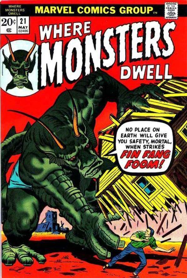 Where Monsters Dwell (1970) #21 cover