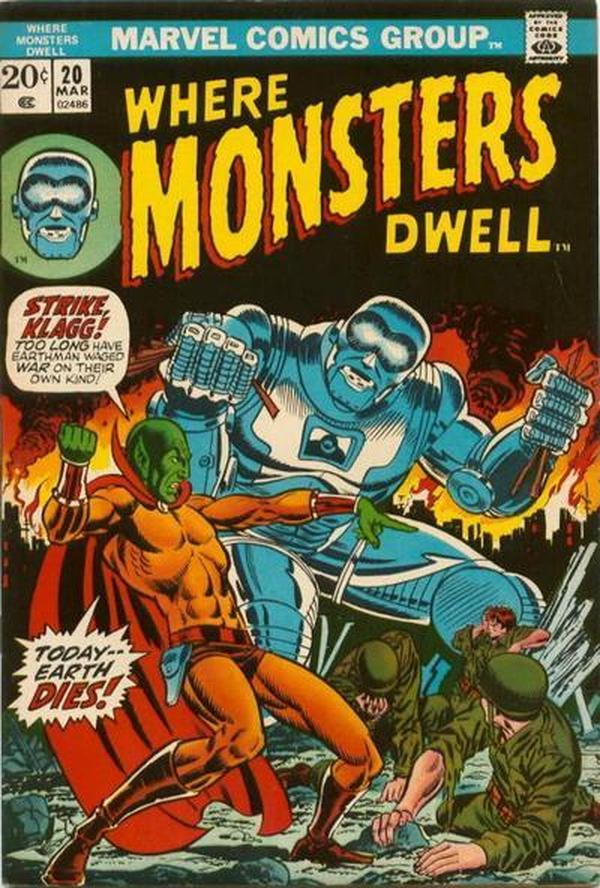 Where Monsters Dwell (1970) #20 cover