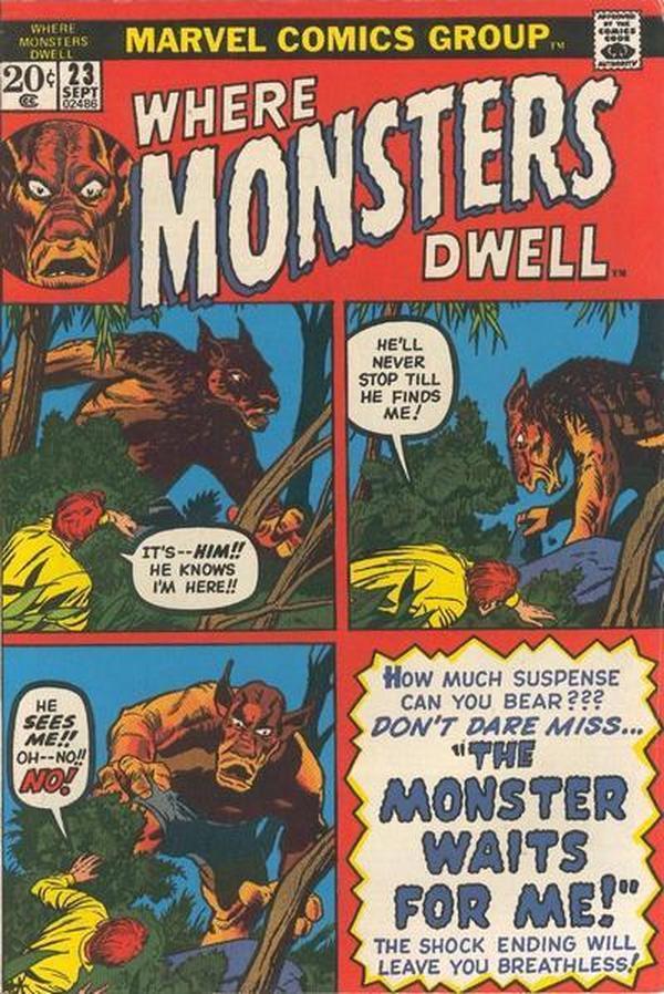 Where Monsters Dwell (1970) #23 cover