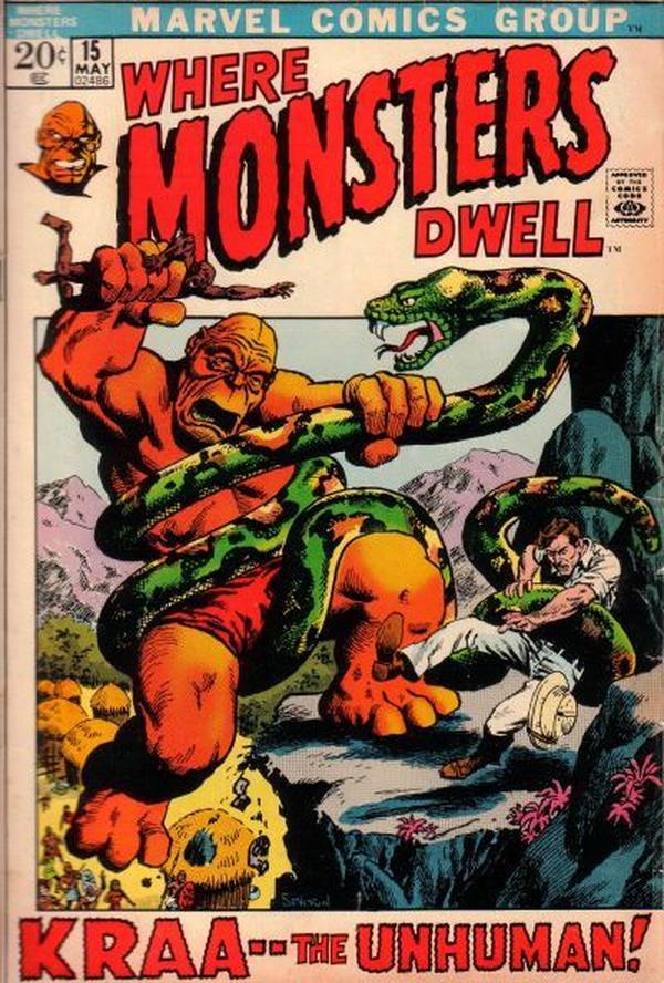 Where Monsters Dwell (1970) #15 cover