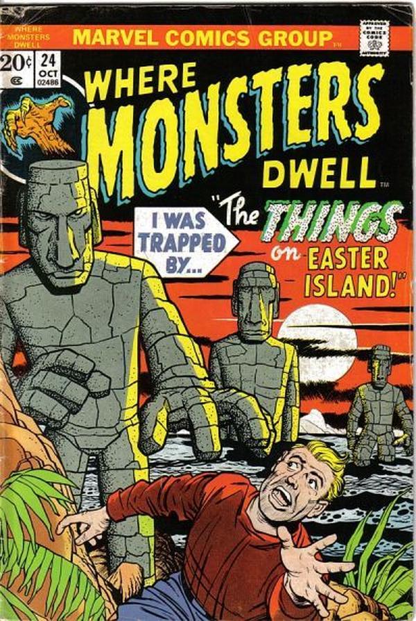 Where Monsters Dwell (1970) #24 cover