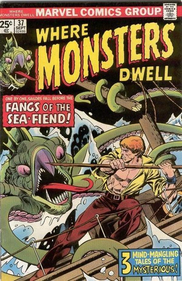 Where Monsters Dwell (1970) #37 cover