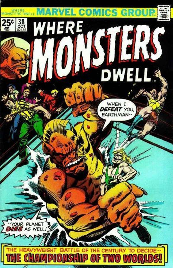 Where Monsters Dwell (1970) #38 cover