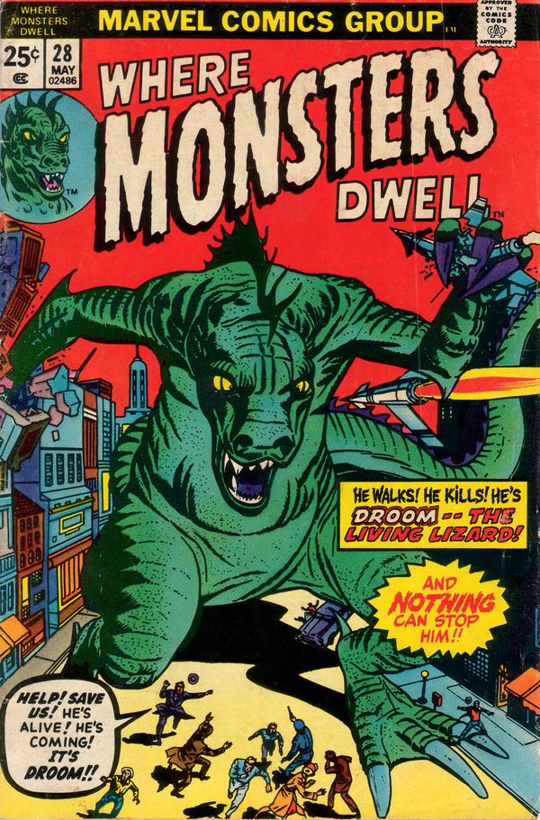 Where Monsters Dwell (1970) #28 cover